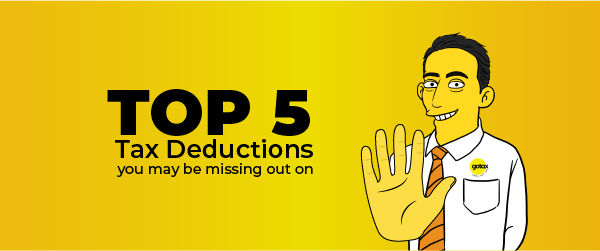 Psst. Take a peek at the top 5 tax deductions you may be missing out on 